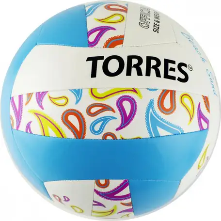 Мяч волейбольный torres beach sand blue, р.5 v32095b, фотография 2
