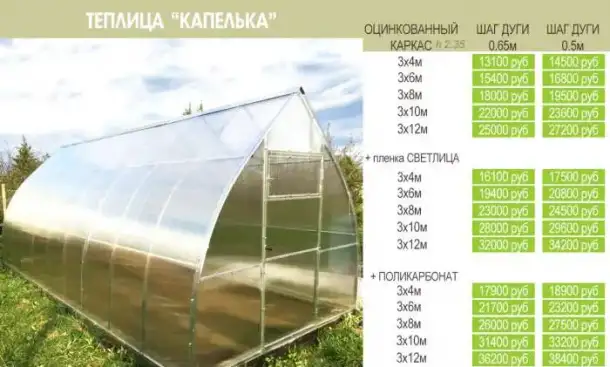 Теплицы из поликарбоната, фотография 7