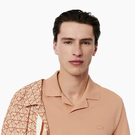 Мужское поло lacoste из эластичного органического хлопка, фотография 3