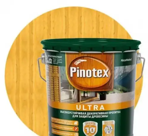 Краска (пропитка) по древесине Pinotex, фотография 2