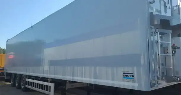 Новый полуприцеп щеповоз с подвижным полом Knapen К100, выпуск 2022 г., фотография 4