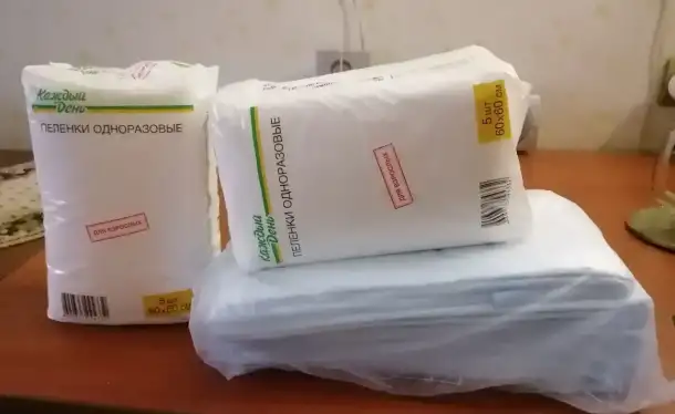 Пеленки разовые, фотография 1