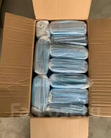 Продам Маски медицинские, перчатки виниловые, халаты, костюмы, респираторы, фотография 4