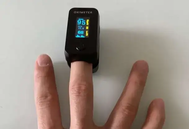 Пульcoкcимeтр медицинский Fingertip Pulse Oximeter, фотография 5