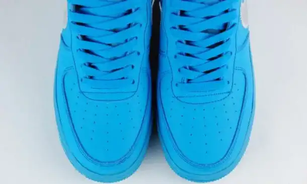 Кроссовки Nike Air Force 1 Low x Off-White MCA Blue, фотография 5