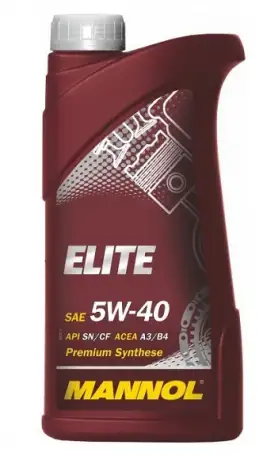 Масло моторное Mannol Elite 5W-40 синтетическое 1 л цена за 2 шт, фотография 1