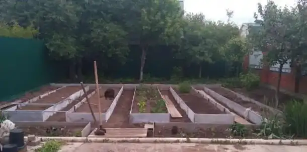 грядки из плоского шифера 1500х300х10мм, фотография 5