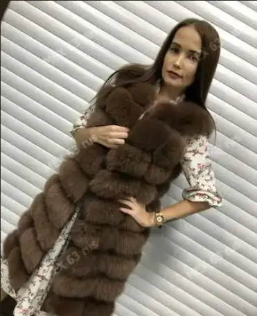 Шуба Жилетка 90 см из песца лучшего качество в Самаре + ПОДАРОК !!!, фотография 3