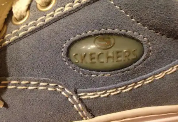Кроссовки женские skechers замшевые голубые 37-38р, фотография 2