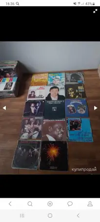 Продам пластинки 150 штук  одним лотом., фотография 1