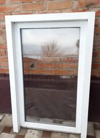 62*116 и 75*108 см. Окно глухое, пластиковое, фотография 1