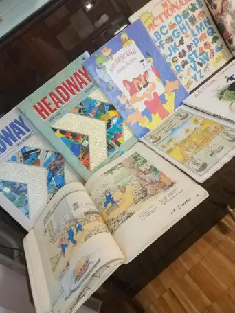 1962  Детская Книга  на немецком языке для дошкольного возраста картонные  2 листа 4 страницы, фотография 18