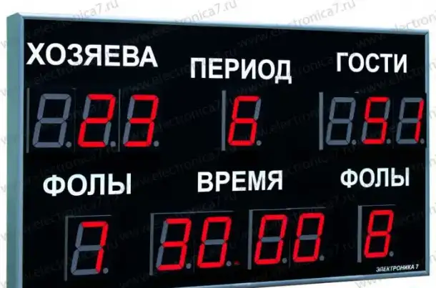 Универсальное спортивное табло Электроника 7-020, фотография 1