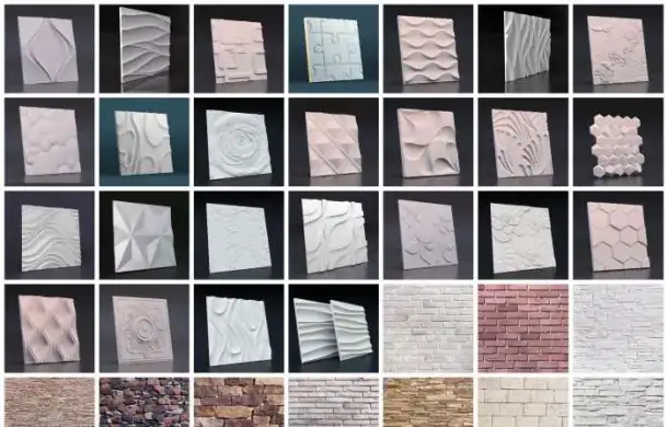 3D панели из высокопрочного гипса, фотография 2