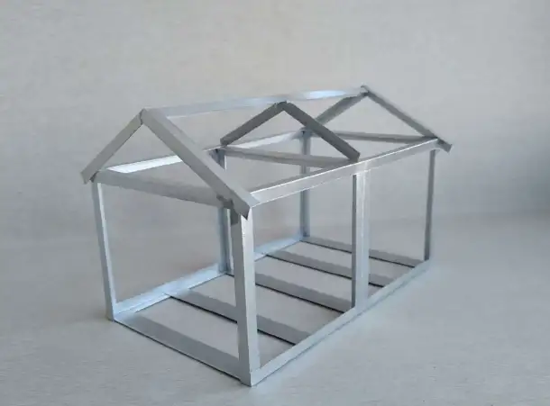 Каркас гаража (ангара) 11,2 м2 , 2500/4500/2000 (в коньке Н 2,5м.), фотография 2
