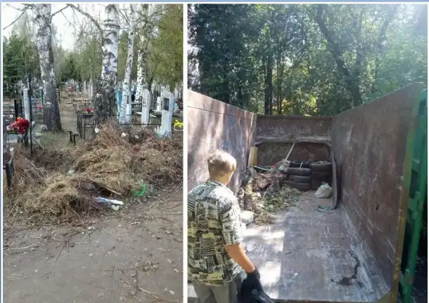 Уборка могил и захоронений, фотография 1