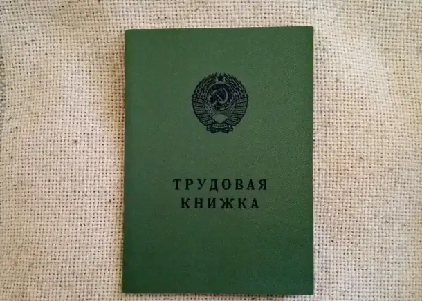 Трудовая книжка, фотография 1