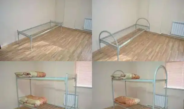 Кровати армейские металлические (1,2х ярусные). Доставка бесплатная., фотография 2