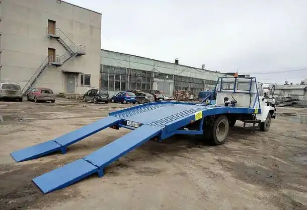 Переоборудование грузовых автомобилей Валдай, Газон, эвакуаторная платформа, фотография 1