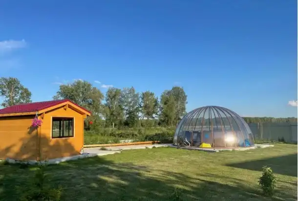 Купол для бассейна. Павильон для бассейна, фотография 5