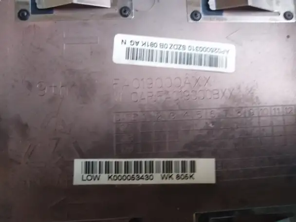 Toshiba Satellite A200 A210 Корпус нижняя часть поддон K000053430, фотография 5