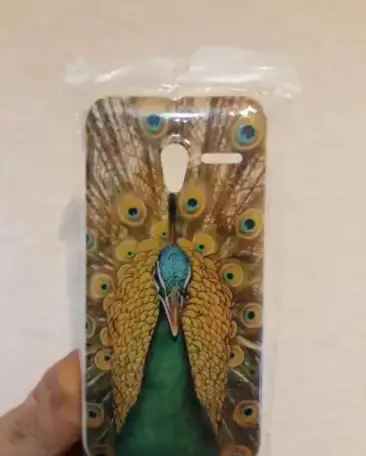 Чехол-накладка Alcatel One Touch 5019D PIXI3(4.5) павлин, фотография 1