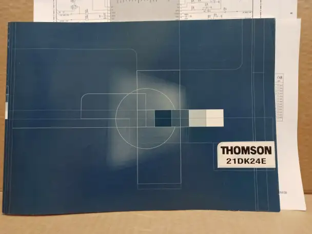 Паспорт - инструкция к телевизору, схема THOMSON 21DK24E, фотография 1