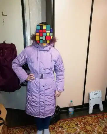 Пальто зимнее для девочек, фотография 4