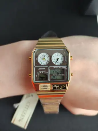 Наручные часы Citizen Ana-Digi Temp Gold, фотография 1
