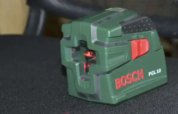 Лазерный нивелир с перекрестными лучами Bosch PCL 10 Basic, фотография 3