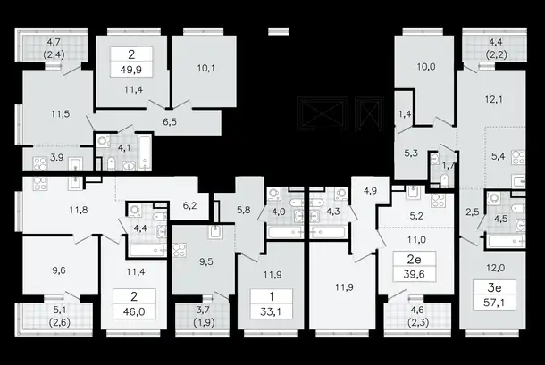 1-но комнатная квартира, 39,60 м², 7 эт., ЖК А101 Всеволожск, фотография 1