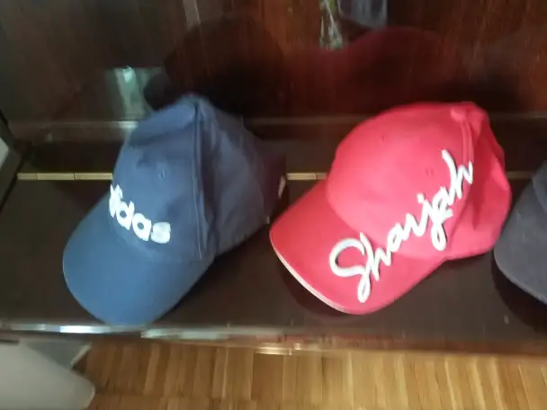 Бейсболка синяя Adidas с ушками тканевая окружность 54 - 58 см, фотография 13
