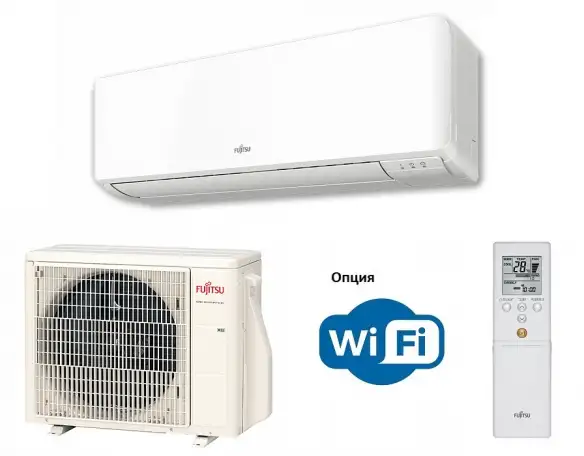 Инверторный настенный кондиционер Fujitsu Genios ASYG12KMCCAOYG12KMCC Wi-Fi опция, фотография 1