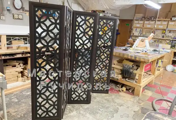 Ширмы резные на заказ, ажурные перегородки, фотография 8