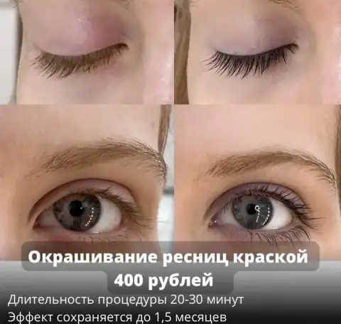 Коррекция и окрашивание бровей, фотография 8