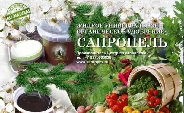 Жидкое натуральное удобрение из сапропеля, фотография 4