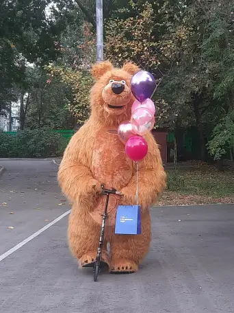 Белый мишка поздравление, фотография 3