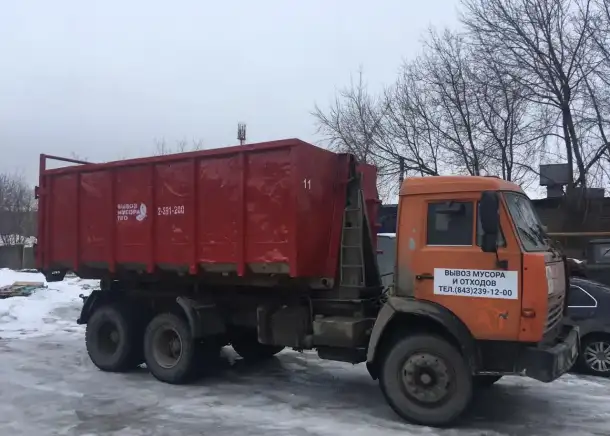 Мусорный контейнер вывоз мусора, фотография 3