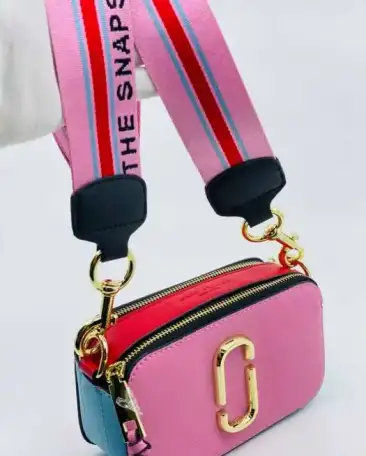 Сумка Marc Jacobs Logo Strap Snapshot French Multi, фотография 3