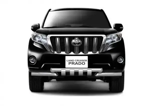 Защита переднего бампера двойная TOYOTA PRADO 150, фотография 1