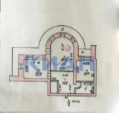 Квартира, 68,10 м², 8 эт., Октябрьский, Академгородок ул, 10а, фотография 12