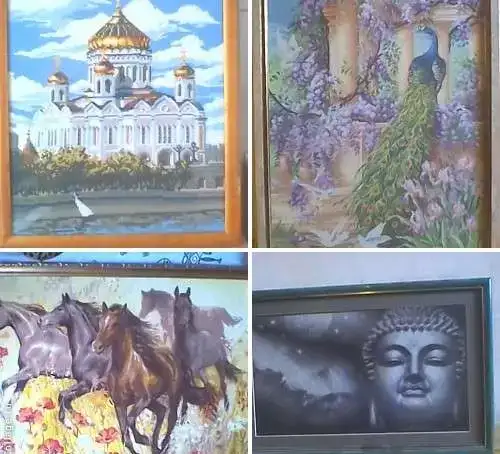 Картины Вышитые Крестиком, фотография 2