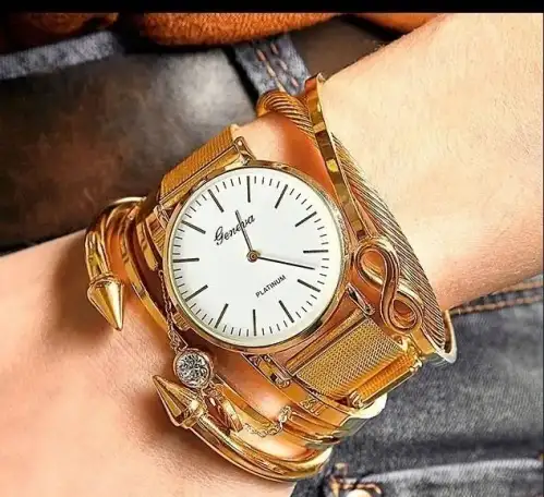 Часы Geneva Platinum + браслет на выбор в подарок, фотография 2