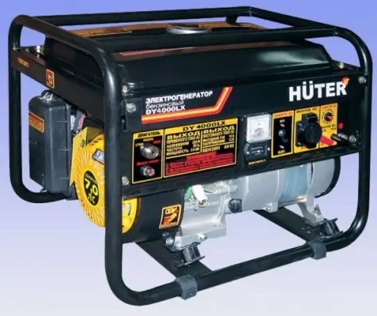 Электрогенератор бензиновый huter dy4000lx, фотография 1