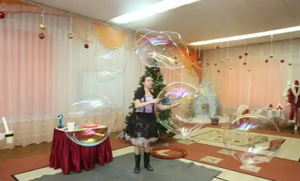 Шоу мыльных пузырей., фотография 1