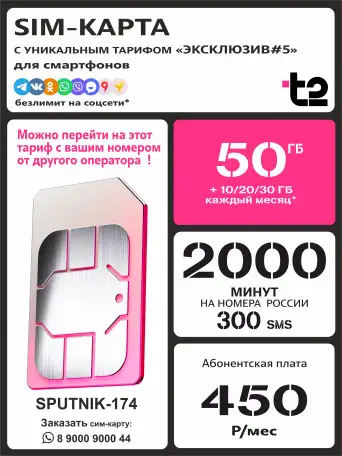 СИМ-КАРТА. УНИКАЛЬНЫЕ ТАРИФЫ., фотография 5