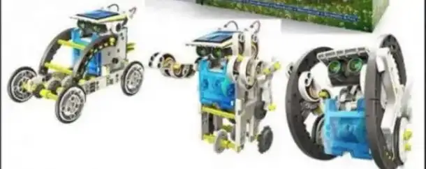 Solar robot 14 in 1-конструктор на солнечных бат-х, фотография 3
