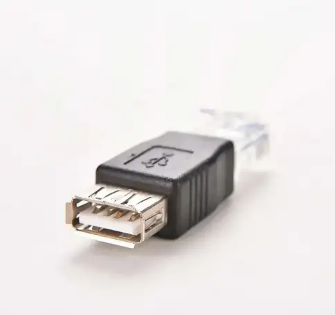 Ethernet-конвертер USB (m) - RJ45 (f), фотография 1