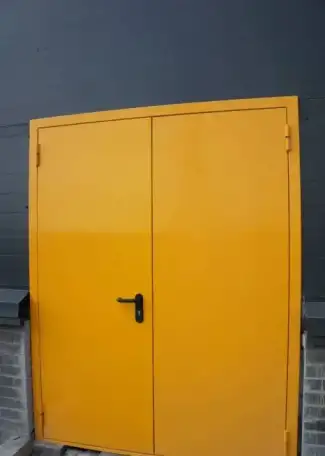 Изготовление стальных противопожарных утепленных дверных блоков EI-60 ДМП,, фотография 1
