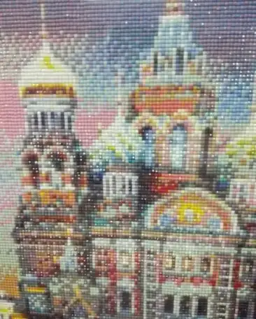 Алмазная вышивка СПАС НА КРОВИ. 30*40 см (Ручная работа) | С доставкой*, фотография 4